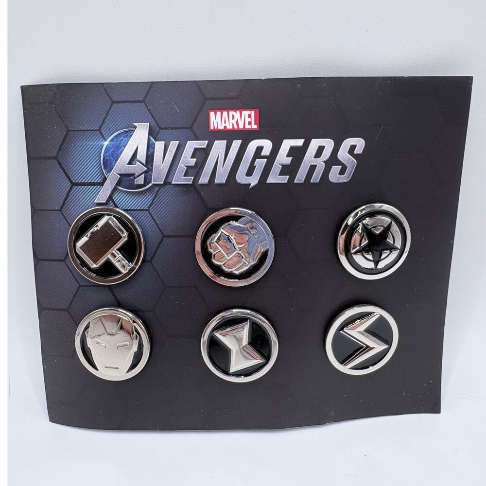 Limited Release 2020 Marvel Avengers Video Game 6 Pack of Pins